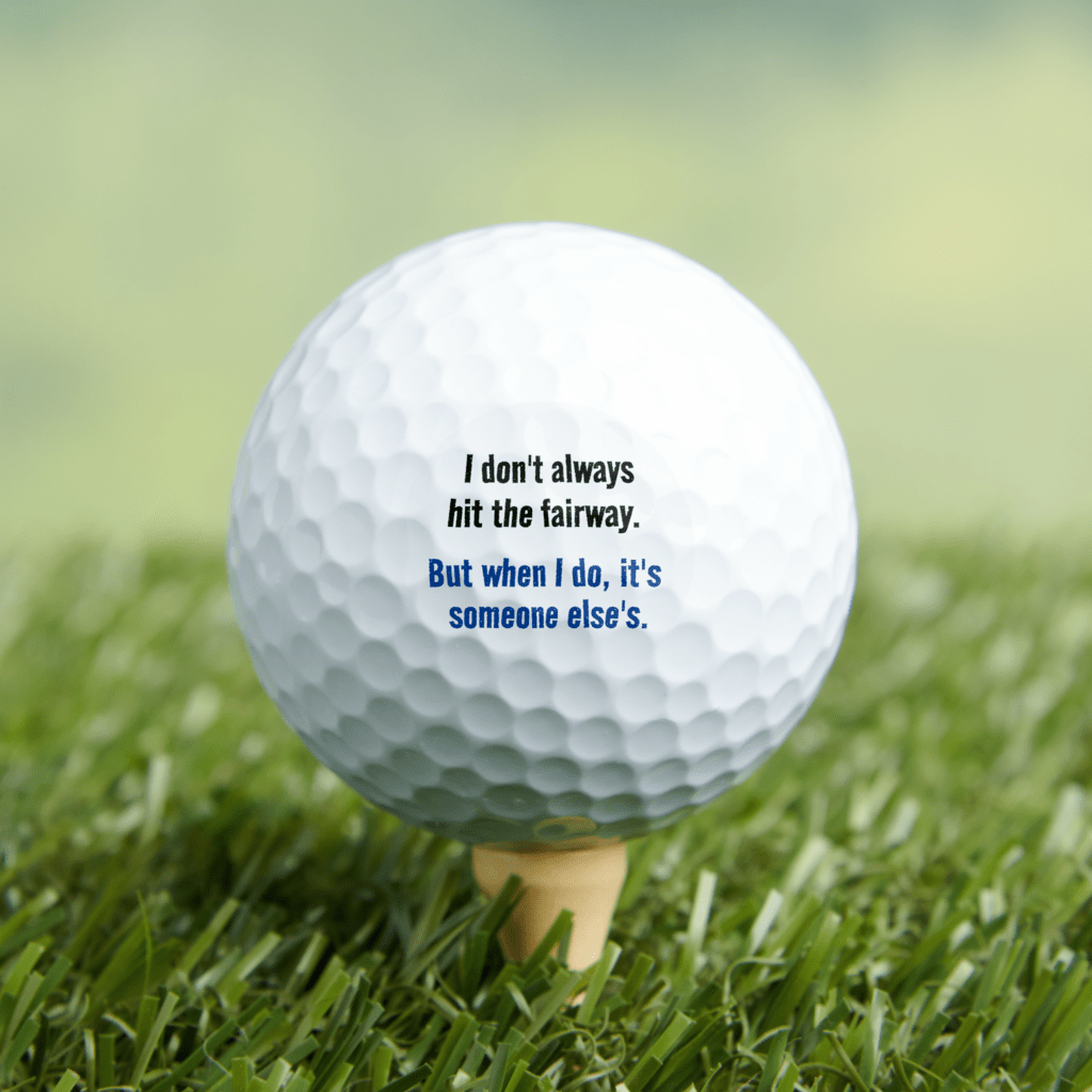 Funny Golf Ball Gift for golf lovers