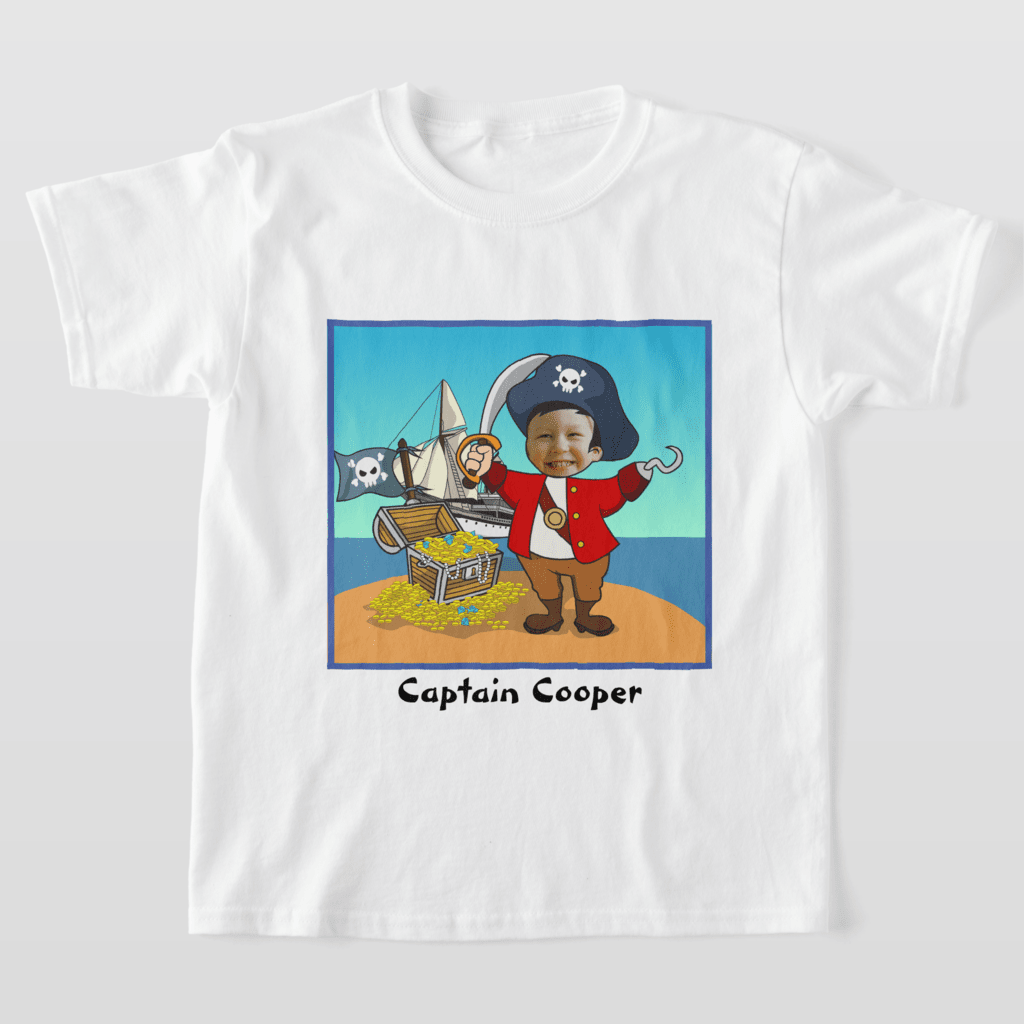 Pirate t shirt boy